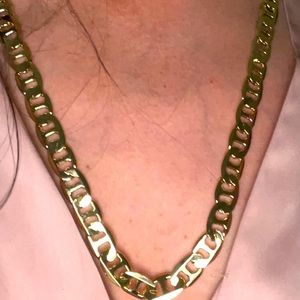 Mariner gold filled and stamped chain necklace
